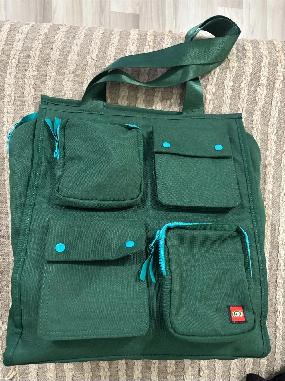 Lego x Target Green Utility weekender bag